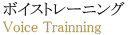 ボイストレーニング